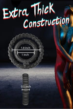 Load image into Gallery viewer, Premium Silicone Dual Stretchy Longer Harder Stronger Erection Cock Ring