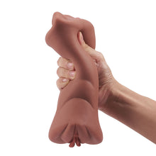 Load image into Gallery viewer, 7.4-Inch Three Channel Mouth Vaginal Anal Pocket Pussy