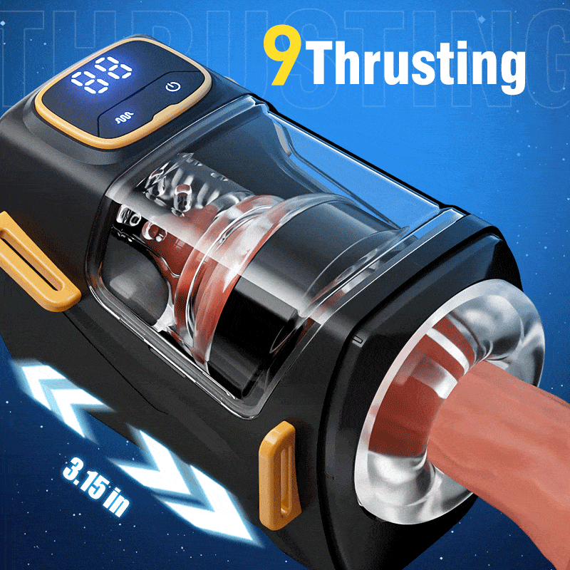 DeepRide X - Wearable Male Stroker Thrusting 300 Thrusts/Min Masturbation Cup