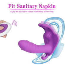Load image into Gallery viewer, Women's Sex Toy App Wearing Butterfly Remote Control Masturbation Vibrator Egg Hopping Massager Wearing Penis