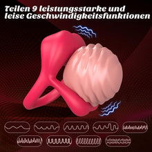 Load image into Gallery viewer, Vibrating Cock Ring Couples Sex Toys, Penis Ring Male Vibratar Toys with Clitoris Stimulate, Cockring with 10 Vibrations Sex Toýs for Man Couples