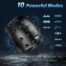 Load image into Gallery viewer, Vibrating Cock Ring Penis Sex Toy - Penis Enlarger Ring for Couple Anal Vaginal Extra Stimulation, Vibrating Penis Sleeve with 10 Vibration Modes, Sex Toys for Couple &amp; Man Sex Toy