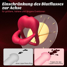 Load image into Gallery viewer, Vibrating Cock Ring Couples Sex Toys, Penis Ring Male Vibratar Toys with Clitoris Stimulate, Cockring with 10 Vibrations Sex Toýs for Man Couples