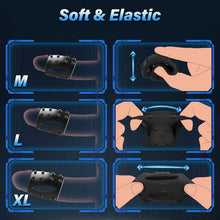 Load image into Gallery viewer, Vibrating Cock Ring Penis Sex Toy - Penis Enlarger Ring for Couple Anal Vaginal Extra Stimulation, Vibrating Penis Sleeve with 10 Vibration Modes, Sex Toys for Couple &amp; Man Sex Toy