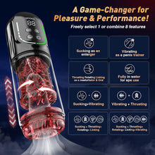 Load image into Gallery viewer, 5-in-1 Automatic Thrusting &amp; Sucking Male Masturbator