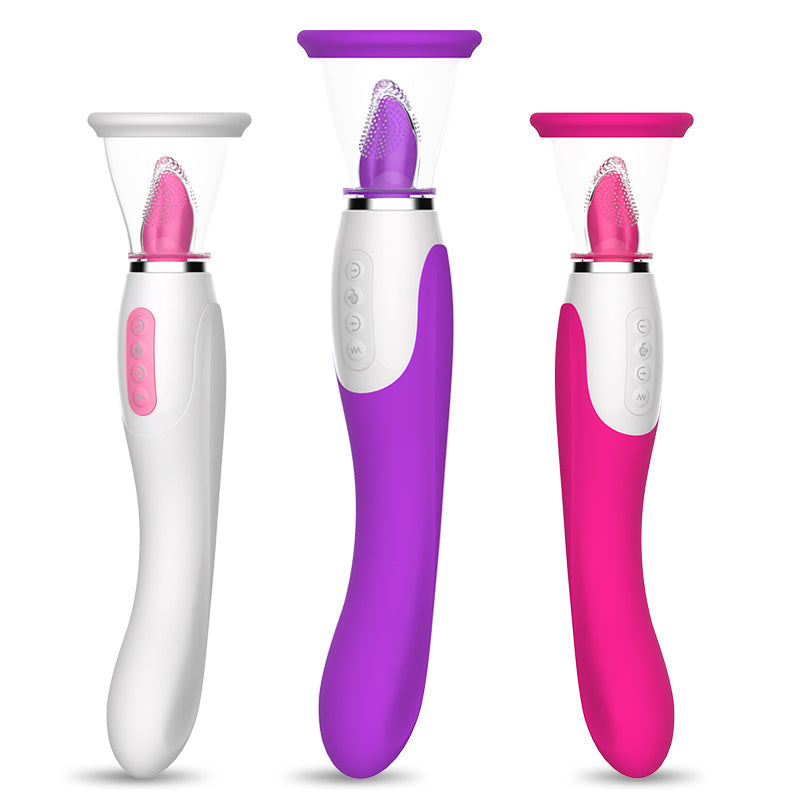 Wistone 3 In 1 Sucking, Licking & Vibrating Female Masturbator