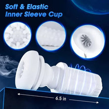 Load image into Gallery viewer, Fantasy Aircraft Cup Men's Fully Automatic Telescopic Warming Pronunciation Electric Masturator